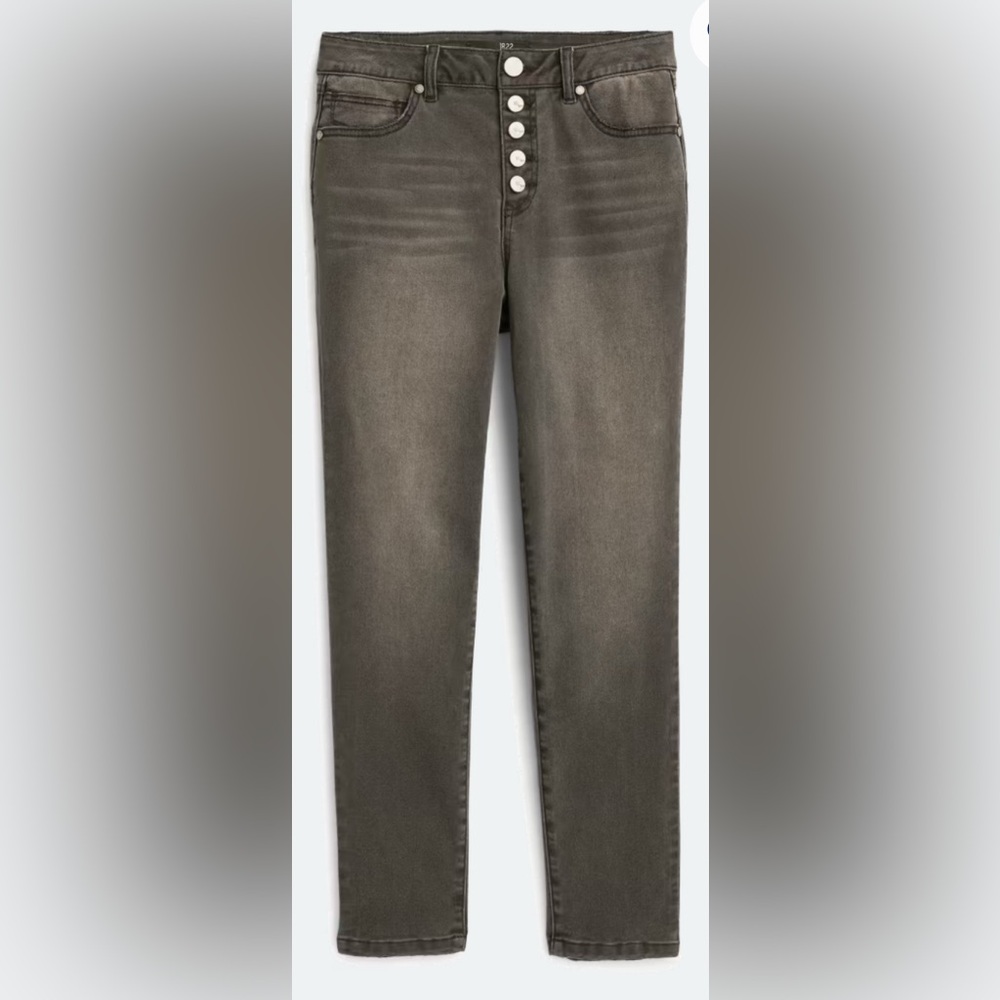 1822 High Waisted Faded High Stretch Jeans